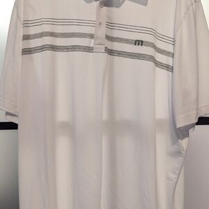 Men's White Travis Mathew Polo Shirt